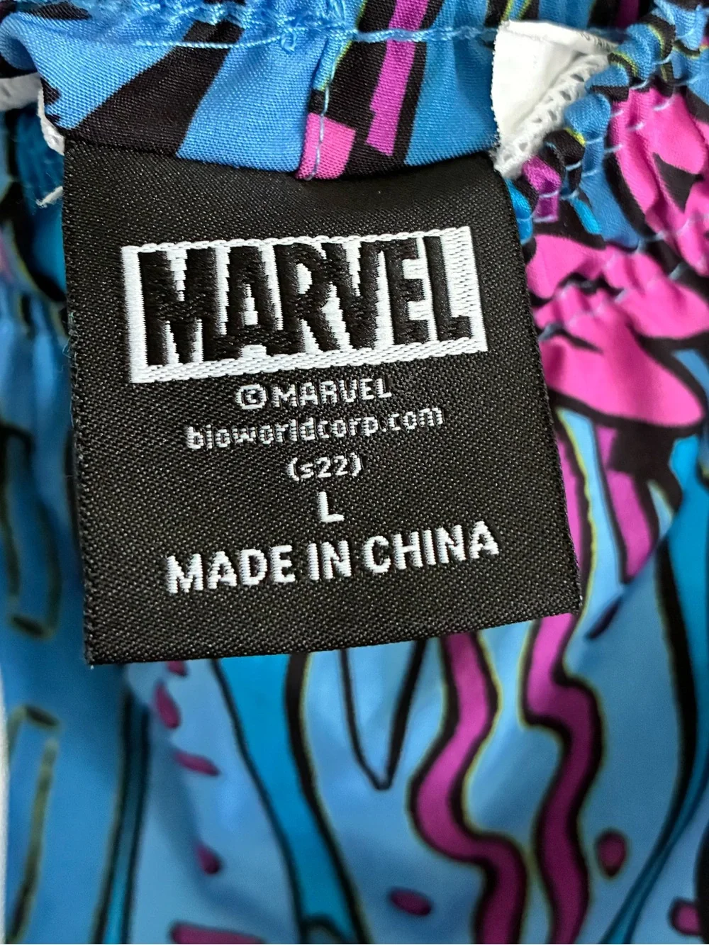 Black Panther Wakanda Forever Swim Shorts Swim/Surf Trunks Marvel Mens L Lined